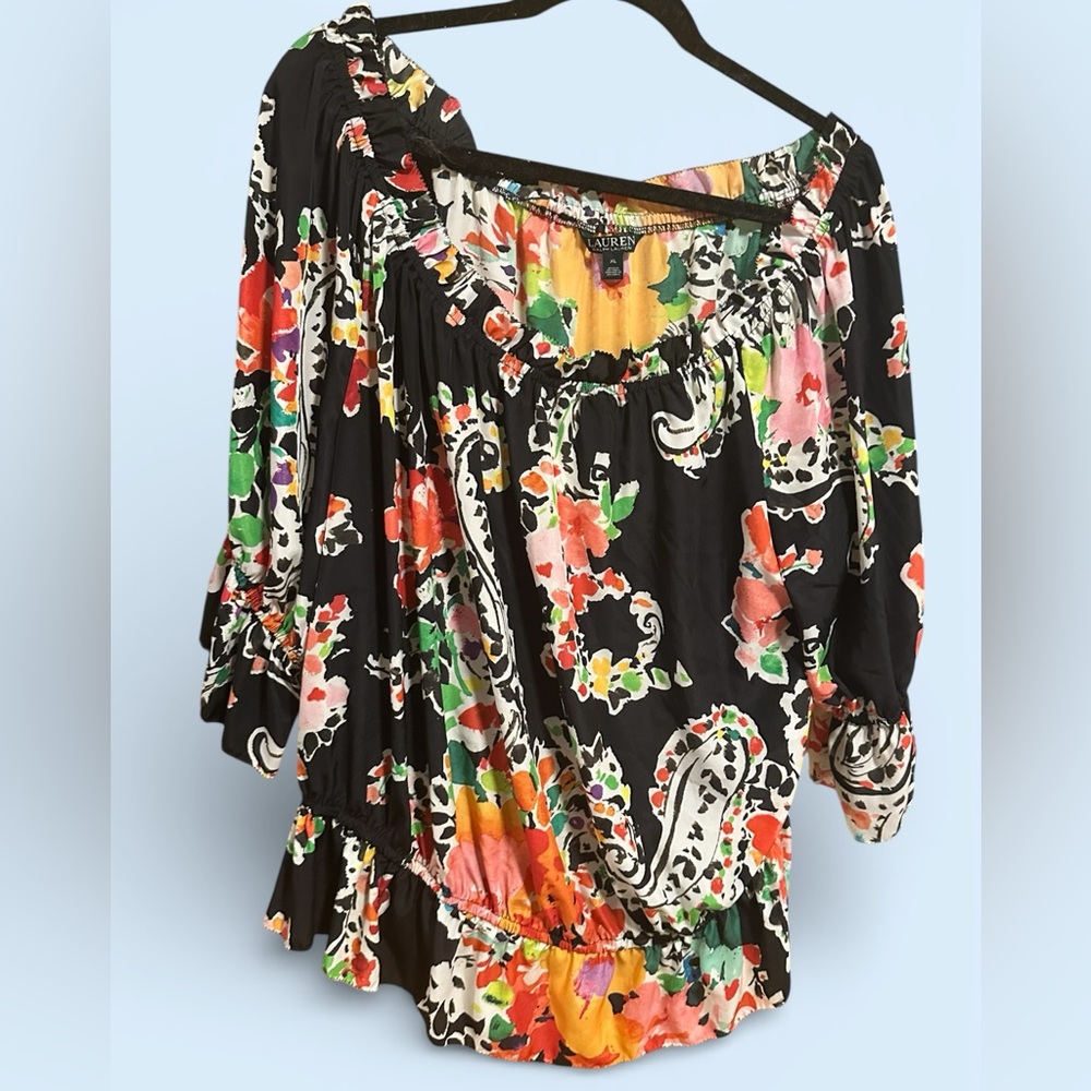 Ralph Lauren 100% Silk Blouse